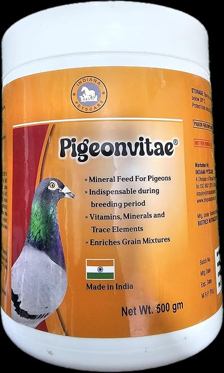 Pigeonvitae Mineral Feed for Pigeons, 500 gm,